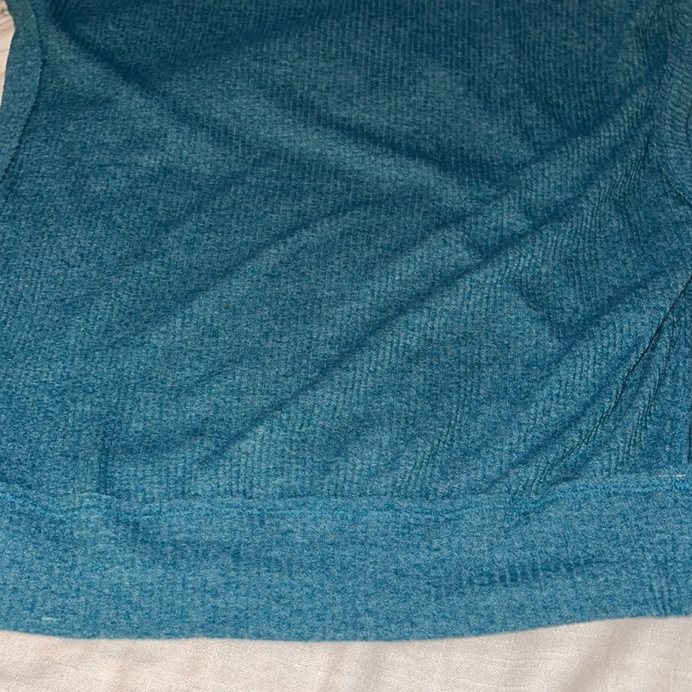 Free People // We The Free Madeline Ribbed Blue Top NWOT🌛 - Picture 7 of 10